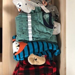 Carters 5T sleepers- NWT or like new (4 total)